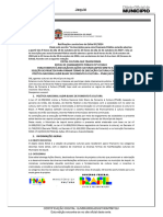 Retificação e Acréscimos Do Edital de Chamamento Público Nº 07