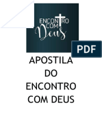 APOSTILA DO ENCONTRO COM DEUS