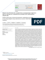 Moyens de Pre Vention Des Complications Anastomotiques Digestives Dans La Chirurgie de L'endome Triose Profonde, RPC Endome Triose Cngof-Has