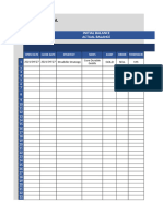 Trading Journal Template