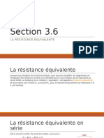 Section 3.6: La Résistance Équivalente