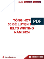 ĐỀ LUYỆN IELTS WRITING 2024