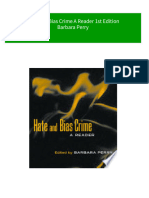 Hate and Bias Crime A Reader 1st Edition Barbara Perry Download PDF