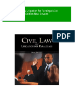 Get Civil Law Litigation For Paralegals 1st Edition Neal Bevans Free All Chapters