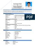 Curriculum Vitae: of Fahadul Islam Badsha