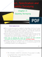 CH 2 Quantity Surveying