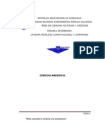 Trabajo Sobre Derecho Ambiental y Ecologico