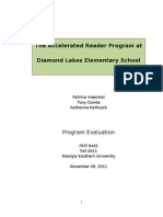 The Accelerated Reader Program at Diamond Lakes Elementary School