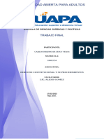 Trabajo Final Derecho Constitucional (Carlos de Jesus)