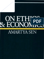 Amartya Sen On Ethics and Economics