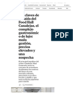 Las Claves de La Caída Del Food Hall Canalejas, El Complejo Gastronómico de Lujo: Mala Gestión, Precios Elevados y Una Sospecha - Madrid