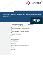 Tarea 1.2 Primer Avance Del Proyecto Integrador