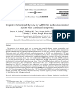 Cognitive Tx of ADHD by Safren