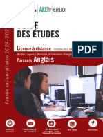 Guide Erudi Licence Anglais - 24 25