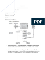 Consumer Behaviour Models 