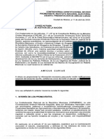 Amicus Curiae 2024 Reforma Judicial México