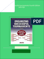 Full Download Organizing Successful Tournaments Fourth Edition John Byl PDF