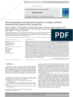 Alarcon_ the Biocompatibility and Antibacterial Properties of Collagen-stabilized