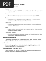 تلخيصAll Chapters Windows Server