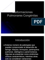 Malformaciones Pulmonares Congénitas