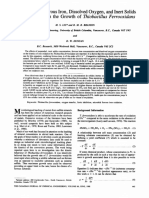 Can J Chem Eng - June 1988 - Liu - The Effects of Ferrous Iron Dissolved Oxygen and Inert Solids Concentrations On The