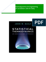 PDF Statistical Thermodynamics An Engineering Approach 1st Edition John W. Daily Download