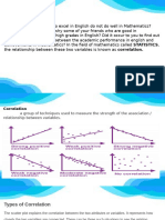 Correlation and Linear Regression