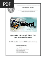 Aprenda Microsoft Word 7.0