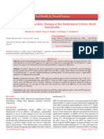 Antimicrobial Photodynamic Therapy in the Treatment of Chronic Adult Periodontitis