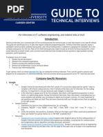 Guide To Technical Interviewing