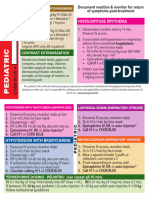 Contrast Reaction Card Pediatric