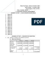 CA Final AFM A MTP 2 Nov 2024 Exam Castudynotes Com