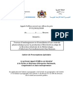 Appel D'offres Ouvert Sur Offres de Prix: N°15/2022/DGM