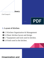 Layout of Kitchen FY BAICA