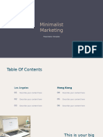 Minimalist Marketing Presentation Gray Variant