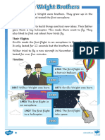 The Wright Brothers Differentiated Reading Comprehension Activity