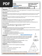 TD N°7 Geometrie Dans L'espace 2022-2023