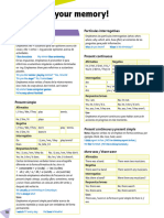 Grammar and Vocabulary Reference Spanish