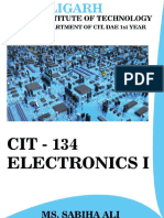 CIT-134 Electronics I