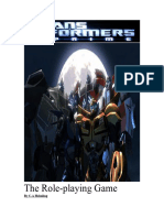 The Transformers Prime RPG v2