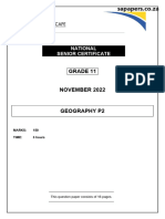 Geography p2 QP Gr11 Nov2022 - English Final