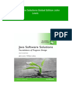 Java Software Solutions Global Edition John Lewis All Chapter Instant Download