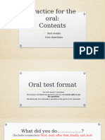 Oral Practice For Last Oral Test - Tagged