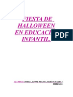 Proyecto Educación Infantil "Fiesta de Halloween"