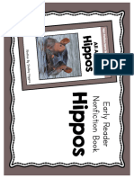 TeachSimple - Hippo Early Reader Nonfiction Book