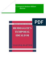 Full Download Heidegger S Temporal Idealism William Blattner PDF