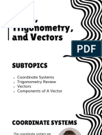 1B - Trigonometry, Vectors