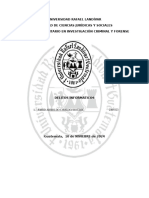 Universidad Rafael Landívar Facultad de Ciencias Jurídicas Y Sociales Técnico Universitario en Investigación Criminal Y Forense