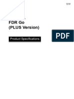 FDR Go+ Product Specifications (S503-E030)