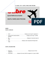 Sabre Quick Reference Guide